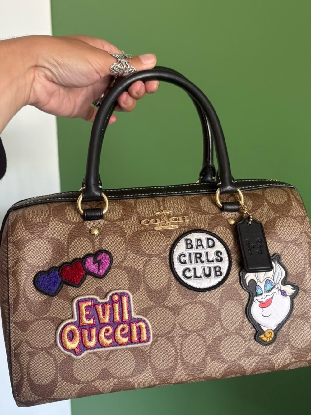 Coach x Disney Rowan with Playful Patch Accents